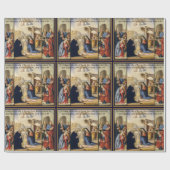 Traditionelle Weihnachtskrippen Geschenkpapier (Flach)