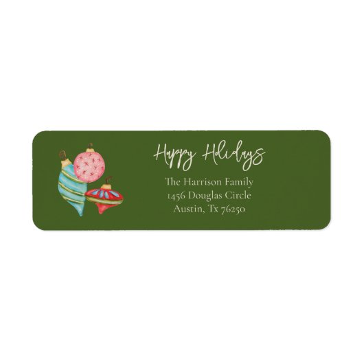 Traditionelle Weihnachtsschmuck Einfach Minimaler (Vorne)