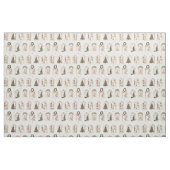 Traditionelle Weihnachtsvorbereitungen Nostalgisch Stoff (Fat Quarter (45,7 x 55,9 cm))