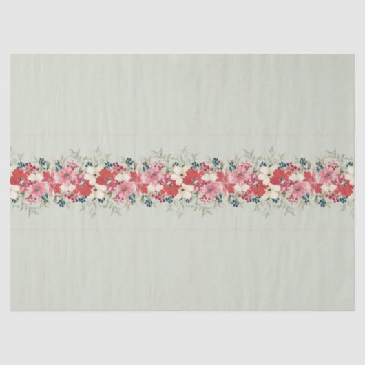 traditionelle Weihnachtszeit botanischer Feiertag Seidenpapier (Vorderseite)