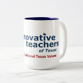 Traditionelle Werte Kaffee-Tasse Zweifarbige Tasse (VorderseiteRechts)