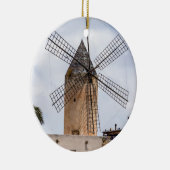 Traditionelle Windmühle in Palma de Mallorca - Spa Keramik Ornament (Rechts)