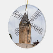 Traditionelle Windmühle in Palma de Mallorca - Spa Keramik Ornament (Links)