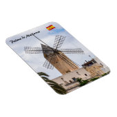 Traditionelle Windmühle in Palma de Mallorca - Spa Magnet (Rechte Seite)