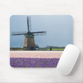 Traditionelle Windmühle mit den rosa und lila Mousepad (Mit Mouse)