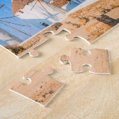 Traditionelle Windmühlen auf Mykonos Island, Griec Puzzle (Seite)