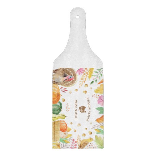 Traditionellen Erntedank anpassen Schneidebrett (Vorderseite)