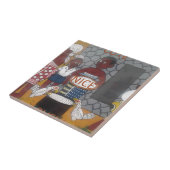 Traditioneller afrikanischer Homestead-Lifestyle Fliese (Seite)