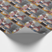 Traditioneller afrikanischer Homestead-Lifestyle Geschenkpapier (Ecke)