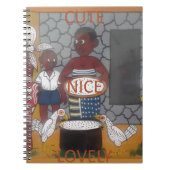 Traditioneller afrikanischer Homestead-Lifestyle Notizblock (Vorderseite)