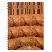 Traditioneller afrikanischer Spiegel: Woven Giraff Notizblock (Vorderseite)