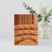 Traditioneller afrikanischer Spiegel: Woven Giraff Postkarte (Stehend Vorderseite)