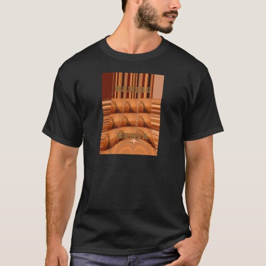 Traditioneller afrikanischer Spiegel: Woven Giraff T-Shirt (Vorderseite)