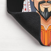 Traditioneller arabischer oder muslimischer Hut Mousepad (Ecke)