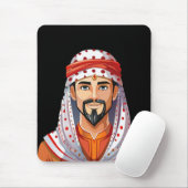 Traditioneller arabischer oder muslimischer Hut Mousepad (Mit Mouse)