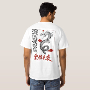 Traditioneller Asiatischer Mythologischer Drache & T-Shirt