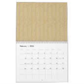 Traditioneller Bambus Kalender (Feb 2026)