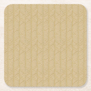 Traditioneller Bambus Rechteckiger Pappuntersetzer