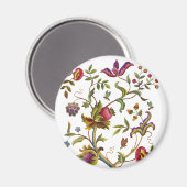 Traditioneller Baum Stickerei Muster Magnet (Vorderseite/Rückseite)