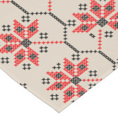 Traditioneller, bestickter Mustertisch Kurzer Tischläufer (Ecke)