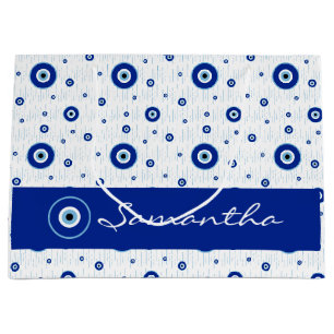 Traditioneller blauer Nazar-Bösartiger Augenweide Große Geschenktüte