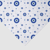 Traditioneller blauer Nazar-Bösartiger Augenweide Seidenpapier (Ausschnitt)