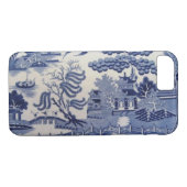 Traditioneller blauer Weide-China-Kasten des 19. Case-Mate iPhone Hülle (Rückseite (Horizontal))