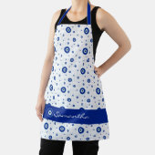 Traditioneller Blue Nazar Evil Eye Charm Gemustert Schürze (InSitu)