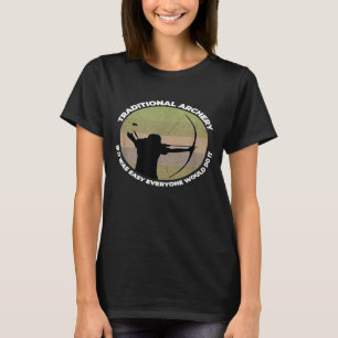 Traditioneller Bogenschießbow für Vintagen Bogensc T-Shirt
