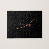Traditioneller Bow und Pfeil Puzzle (Horizontal)