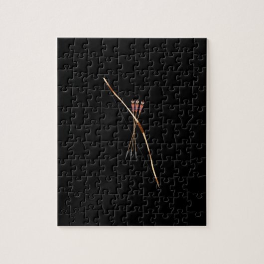 Traditioneller Bow und Pfeil Puzzle (Vertikal)