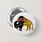 Traditioneller Büffel Button (Vorne & Hinten)