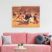 Traditioneller Bullenkampf in Mexiko Leinwanddruck (Insitu (Wohnzimmer))