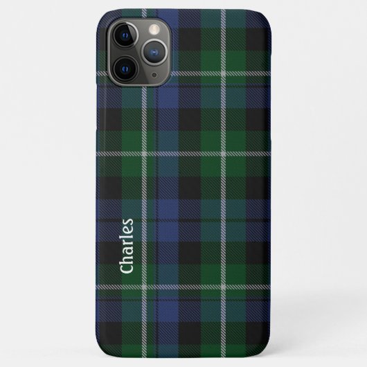 Traditioneller Campbell Clan Tartan Kariert Case-Mate iPhone Hülle (Rückseite)