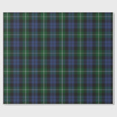 Traditioneller Campbelltartan-kariertes Geschenkpapier (Flach)