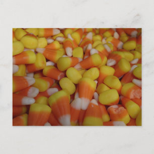 Traditioneller Candy Corn Postkarte