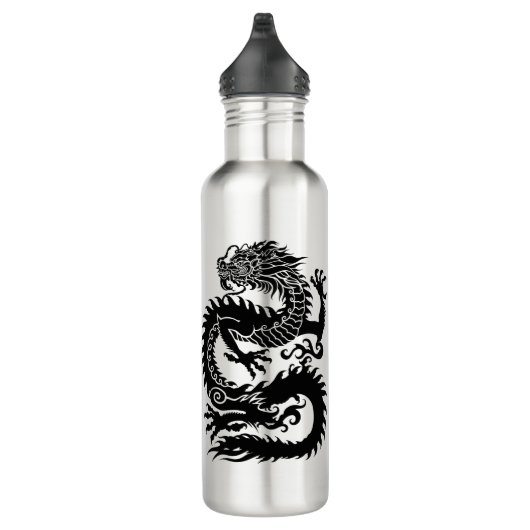 Traditioneller chinesischer Drache Edelstahlflasche (Rechts)