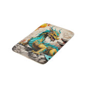 Traditioneller chinesischer Drache für das chinesi Badematte (Schrägansicht)