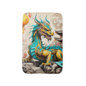 Traditioneller chinesischer Drache für das chinesi Badematte (Vorderseite Vertikal)