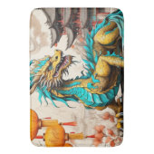 Traditioneller chinesischer Drache für das chinesi Badematte (Vorderseite Vertikal)