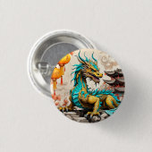 Traditioneller chinesischer Drache für das chinesi Button (Vorne & Hinten)