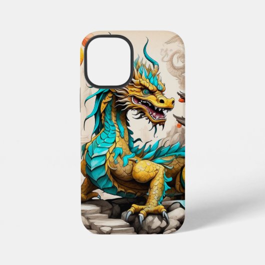 Traditioneller chinesischer Drache für das chinesi iPhone Hülle (Rückseite)