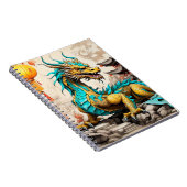 Traditioneller chinesischer Drache für das chinesi Notizblock (Rechte Seite)