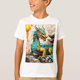Traditioneller chinesischer Drache für das chinesi T-Shirt