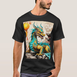 Traditioneller chinesischer Drache für das chinesi T-Shirt