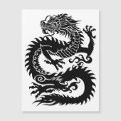 Traditioneller chinesischer Drache Magnetkarte (Vorderseite)