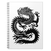 Traditioneller chinesischer Drache Notizblock (Vorderseite)