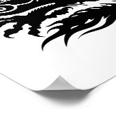 Traditioneller chinesischer Drache Poster (Ecke)