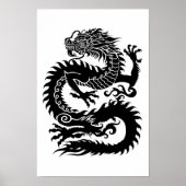 Traditioneller chinesischer Drache Poster (Vorne)