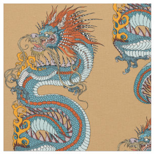 Traditioneller chinesischer Drache Stoff